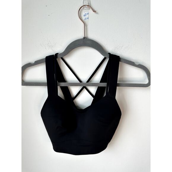 Lululemon Like a Cloud Bra Longline B/C Cup Size 2 Black EUC - Picture 4 of 7